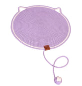 🎉Best Gifts for Bags 🎉 Cotton Rope Cat Scratching Mat with Ball Toy